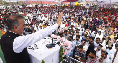 हमीरपुर लोकसभा सीट से कांग्रेस प्रत्याशी सतपाल रायज़ादा ने  मुख्यमंत्री ठाकुर सुखविंदर सिंह की उपस्थित में अपना नामांकन दाखिल किया