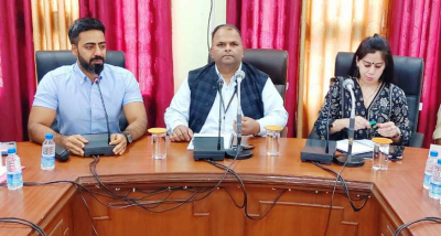 लोकसभा आम निर्वाचन 2024: हमीरपुर संसदीय क्षेत्र के लिए नियुक्त व्यय पर्यवेक्षक डॉ. कुंदन यादव और गगरेट तथा कुटलैहड़ के विधानसभा उपचुनाव के लिए नियुक्त व्यय पर्यवेक्षक मीनू सिंह बिष्ट ने ऊना के में जिला प्रशासन और व्यय निगरानी टीमों के साथ बैठक की