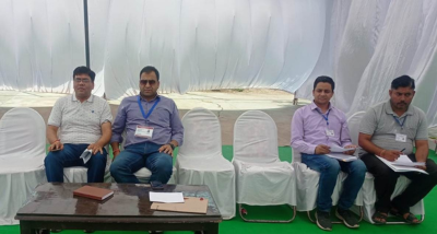 वरिष्ठ आईएएस अधिकारी श्याम लाल पूनिया ने घुमारवीं विधानसभा क्षेत्र में मतदान टीमों की रवानगी की प्रक्रिया का निरीक्षण किया