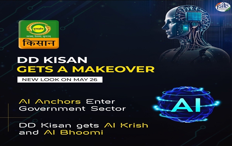 DD Kisan to launch AI anchors Krish and Bhoomi on May 26