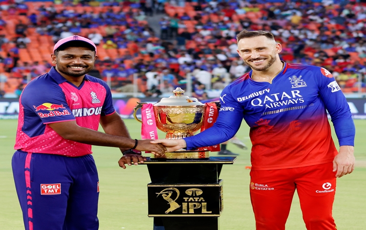IPL Cricket: Eliminator match between RCB and RR underway