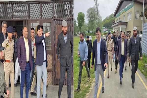 জম্মু-কাশ্মীৰৰ মুখ্য নির্বাচনী বিষয়াৰ বাৰামুল্লা লোকসভা সমষ্টিৰ ষ্ট্ৰং ৰুম পৰিদৰ্শন