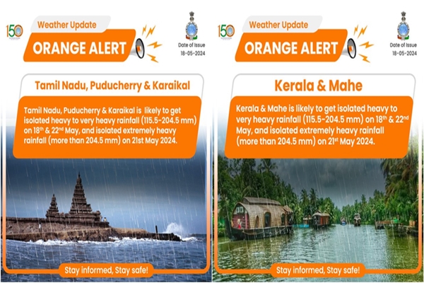 Heavy rain continues to lash across Kerala
