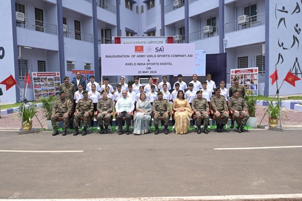 Khelo India Sports Hostel, Army Girls Sports Company’s 1st batch inaugurated in Pune