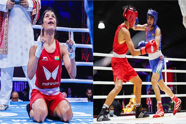 Nikhat Zareen and Minakshi clinch gold medals at Elorda Cup in Kazakhstan