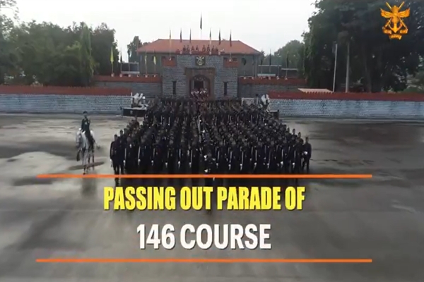 Passing Out Parade of 146th course of NDA held at Khadakwasla, Pune