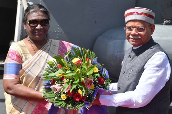 President Draupadi Murmu arrives in Shimla for five-day tour of Himachal Pradesh