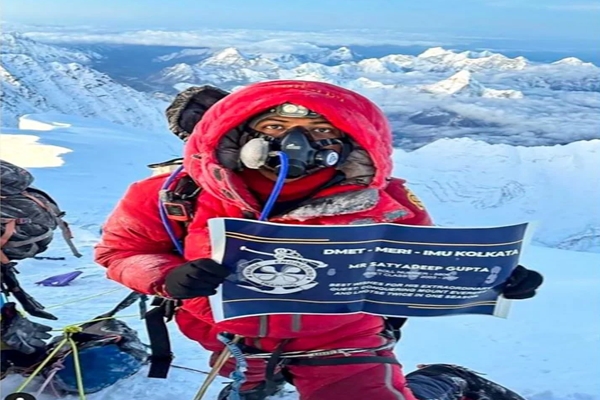 Indian mountaineer Satyadeep Gupta becomes first person to scale Mt. Everest and Mt. Lhotse twice in one season