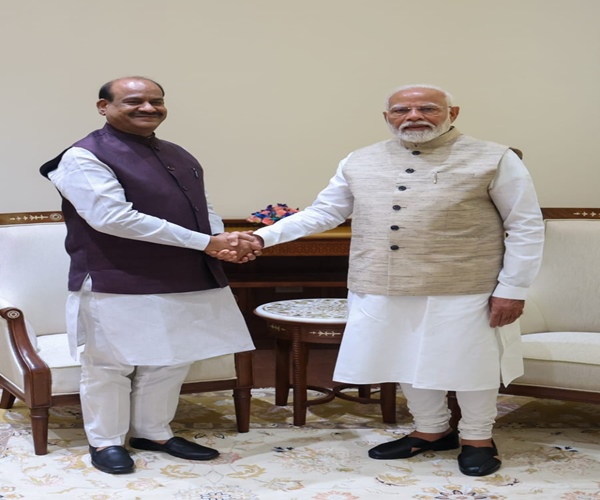 NDA nominee for Speaker post of Lok Sabha, Om Birla meets PM Modi 