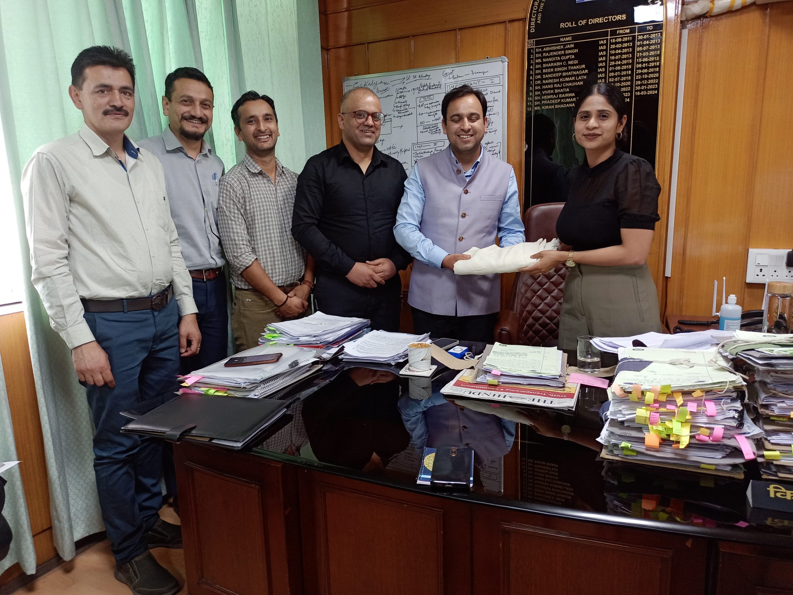 तहसील कल्न्याण अधिकारी महासंघ ने सचिव को बताई अपनी समस्याएं