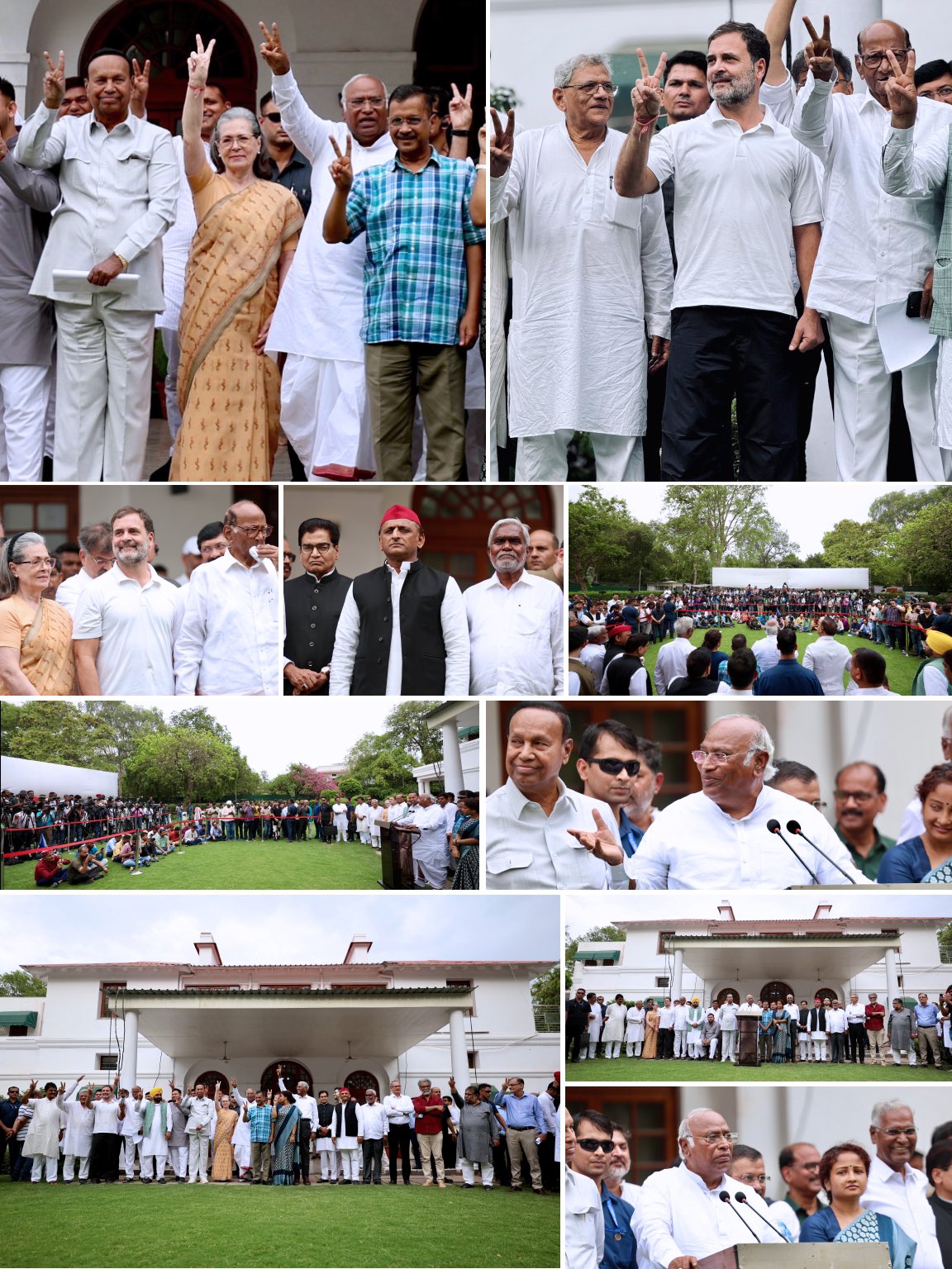 লোকসভা নিৰ্বাচনৰ ভোটগণনাৰ পূৰ্বে দিল্লীত বিৰোধী আই এন ডি আই মিত্ৰজোঁটৰ বৈঠক