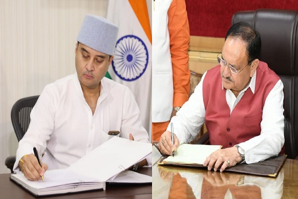 ज्योतिरादित्य सिंधिया और जगत प्रकाश नड्डा ने संभाला अपने मंत्रालयों का कार्यभार