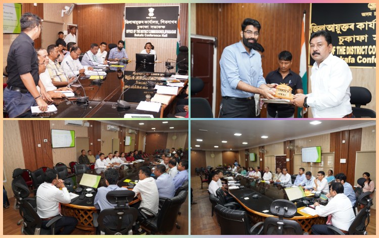 শিৱসাগৰত খাদ্য আৰু অসামৰিক যোগান, পঞ্চায়ত আৰু অসম ৰাজ্যিক জীৱিকা অভিযানৰ কাম-কাজৰ পৰ্যালোচনা মন্ত্ৰী ৰঞ্জিত কুমাৰ দাসৰ