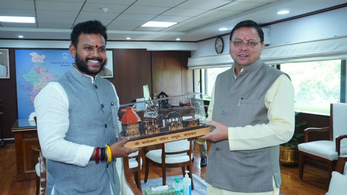 मुख्यमंत्री पुष्कर सिंह धामी ने नई दिल्ली में केंद्रीय नागरिक उड्डयन मंत्री किंजरापू राम मोहन नायडू से भेंट की