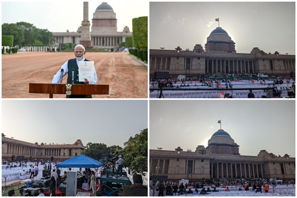 ৰাষ্ট্ৰপতি ভৱনত আজি সন্ধিয়া প্রধানমন্ত্রী তথা নতুন চৰকাৰৰ শপতগ্ৰহণ অনুষ্ঠান