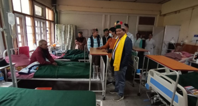 जनजातीय विकास मंत्री जगत सिंह नेगी ने किन्नौर जिला के क्षेत्रीय अस्पताल रिकांग पीओ में चल रहे विभिन्न निर्माण कार्यों का जायजा लिया