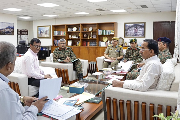 Arunachal Pradesh Chief Secretary Holds Meeting With BRO DG Regarding Various Land Acquisition Issues Related To Road Projects In State