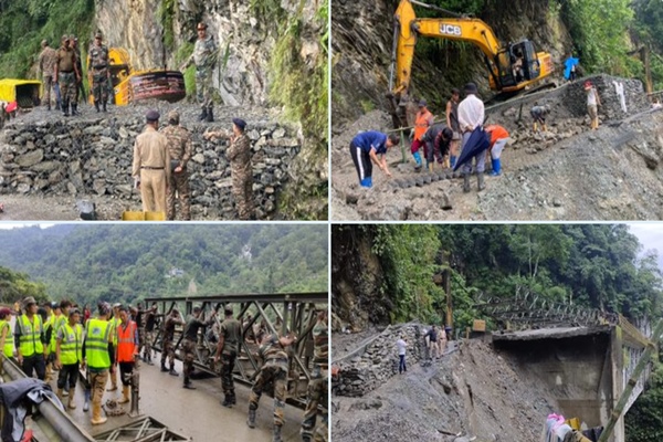 Road damage assessed in Sikkim; Plans being developed to restore road connectivity to Dzongu, Lachen, Lachung
