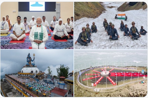 Tenth International Day of Yoga celebrated across globe