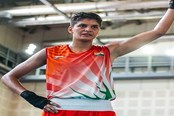 Jasmine Lamboria storms into quarterfinals of women’s 57 kg at Boxing World Qualifiers