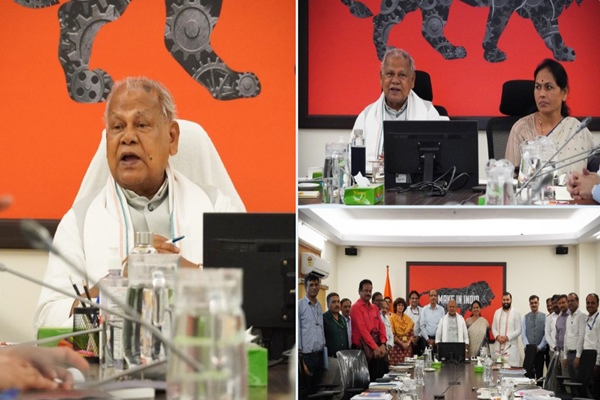 MSME Minister Jitan Ram Manjhi reviews Schemes of KVIC