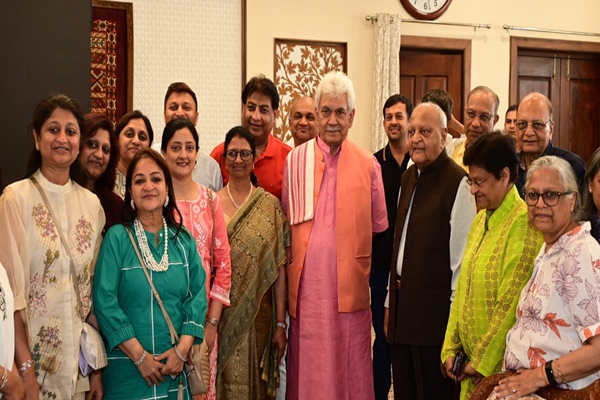 J&K: LG Manoj Sinha interacts with business and industry leaders
