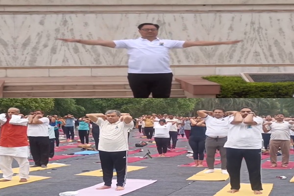 दिल्ली: उमंग और उत्साह के साथ मनाया जा रहा है अंतरराष्ट्रीय योग दिवस, केन्द्रीय स्वास्थ्य मंत्री जेपी नड्डा सहित कई मंत्रियों ने लिया अलग-अलग कार्यक्रमों में भाग