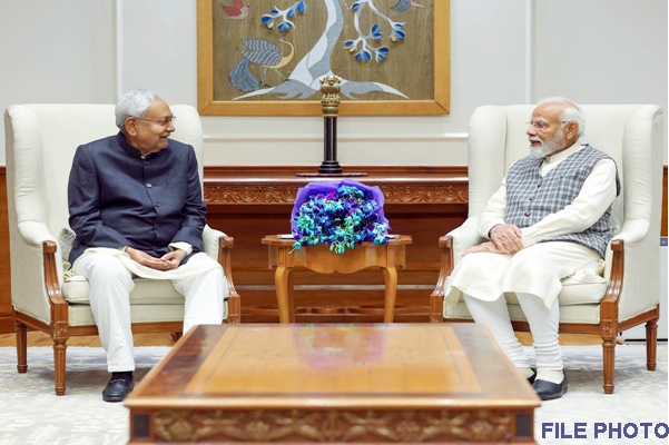 Bihar CM & JD(U) President Nitish Kumar meets PM Modi