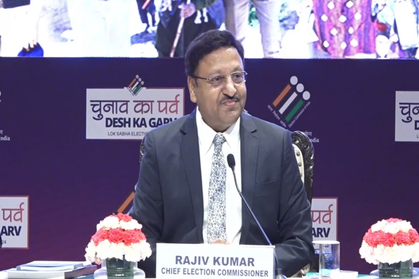 India has created a world record with 64.2 crore voters participating in Lok Sabha Polls: CEC Rajiv Kumar