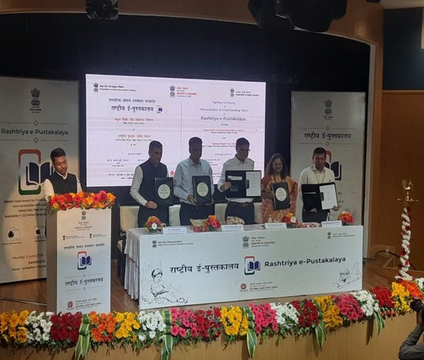 School Education Department signs MoU with National Book Trust to create institutional framework for Rashtriya e-Pustakalaya