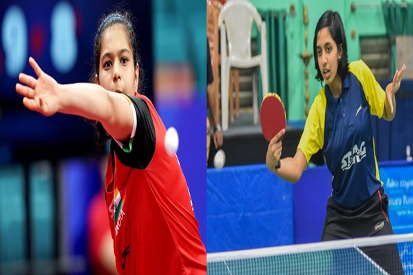टेबल टेनिस:  दीया पराग चिताले और यशस्‍विनी घोरपडे ने विश्व टेबल टेनिस प्रतिस्पर्धा के महिला डबल्स सेमीफाइनल में जगह बनाई