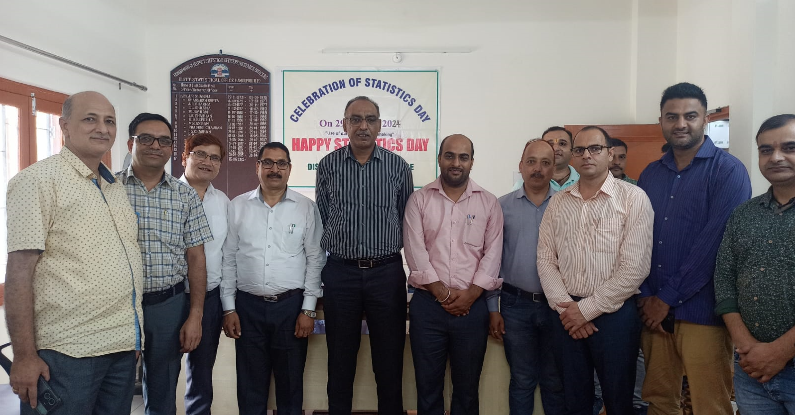 राष्ट्रीय सांख्यिकी दिवस के उपलक्ष्य पर जिला सांख्यिकीय कार्यालय में विशेष कार्यक्रम का आयोजन