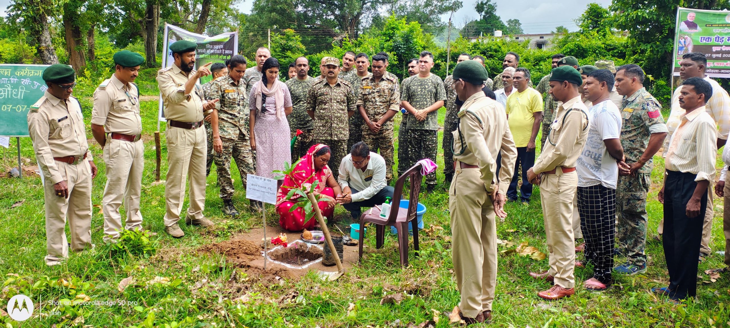 छत्तीसगढ़ में वन विभाग द्वारा वन क्षेत्रों में तीन करोड़ पचयासी लाख पौधे लगाए जाएंगे