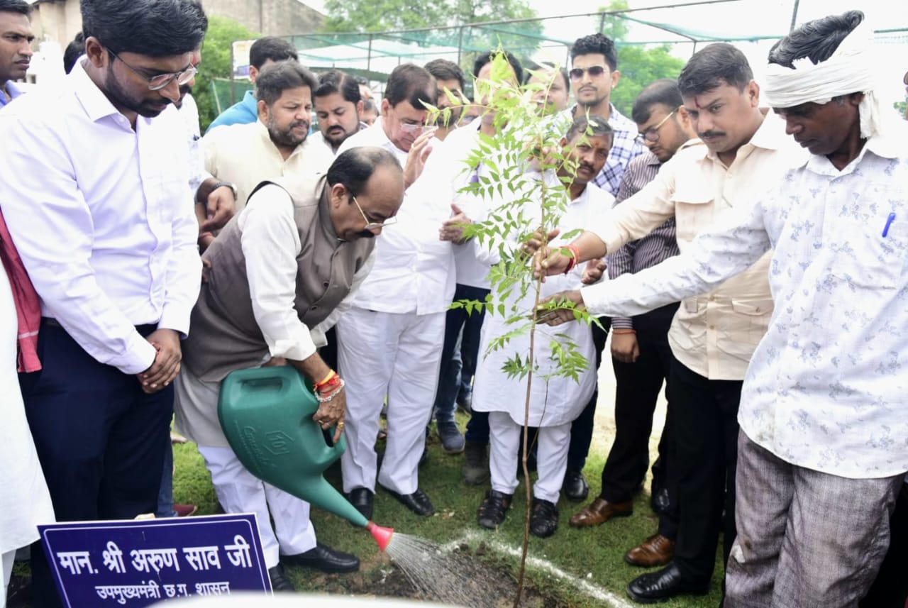 उप मुख्यमंत्री अरुण साव ने 94 विकास कार्यों का शिलान्यास और भूमिपूजन किया