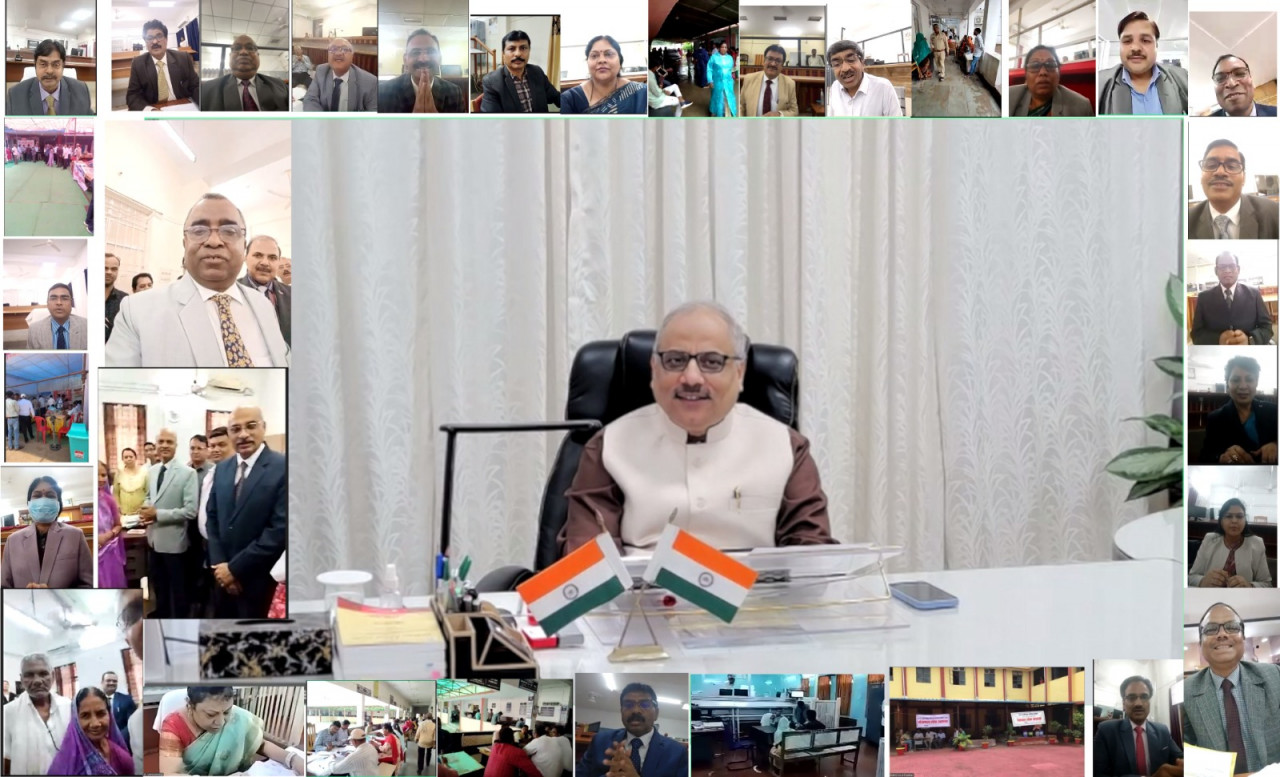 छत्तीसगढ़ में कल आयोजित की गई राष्ट्रीय लोक अदालत में आठ लाख इकतीस हजार से अधिक प्रकरणों का निराकरण किया गया