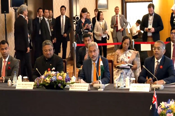 وزیر خارجہ ایس جے شنکر آج ٹوکیو میں کواڈ وزراء خارجہ کی میٹنگ میں شرکت کریں گے۔