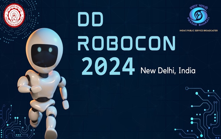 Nirma University wins Robot Competition DD-Robocon India 2024