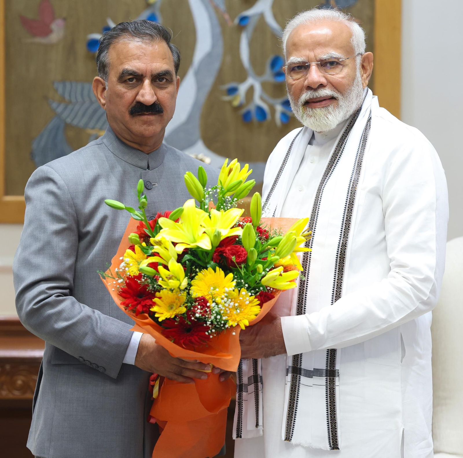 पीएम मोदी से दिल्ली में सीएम सुक्खू ने की मुलाकात