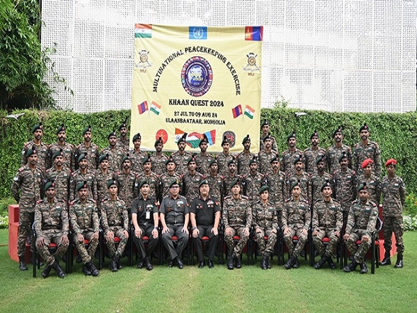 भारतीय सेना की टुकड़ी आज मंगोलिया के उलानबटोर में बहुराष्ट्रीय सैन्य अभ्यास ‘खान क्वेस्ट’ के लिए रवाना हुई।
