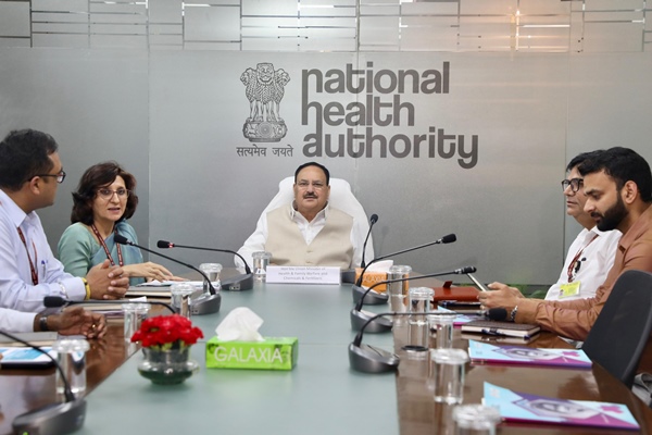 Health Minister JP Nadda reviews Ayushman Bharat  PMJAY and Ayushman Bharat Digital Mission