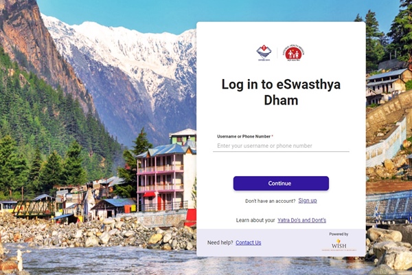 Chardham Yatra pilgrims can now create Ayushman Bharat Health Account on eSwasthya Dham porta