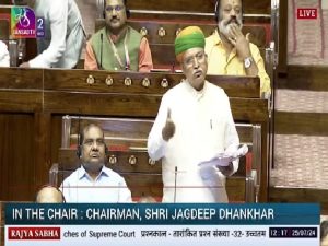 ई-कोर्ट मिशन मोड परियोजना का कार्यान्वयन किया जा रहा है- अर्जुन राम मेघवाल