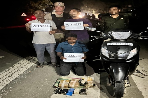 Assam Police seizes drugs worth 9 crore rupees; arrests drug peddler from Cachar district 