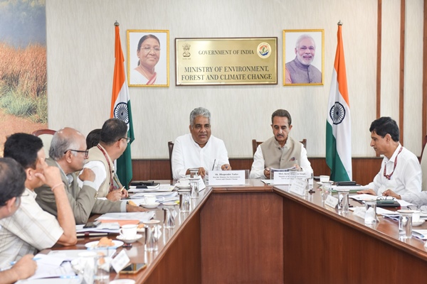 Union Minister Bhupender Yadav chairs 25th meeting of National Tiger Conservation Authority in New Delhi
