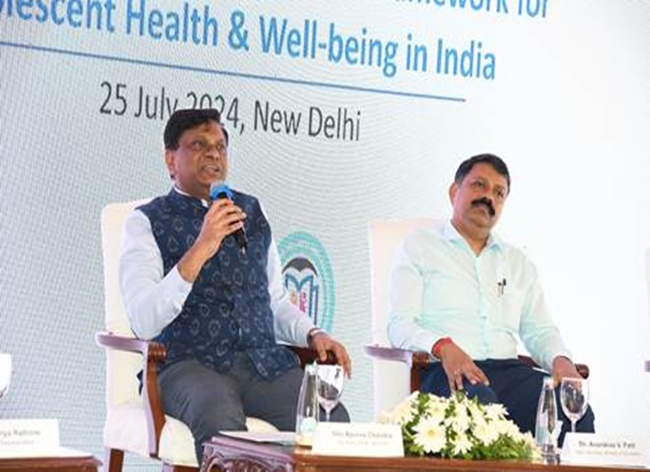 Apurva Chandra launches summary report on economic case for investment in well-being of adolescents in India 