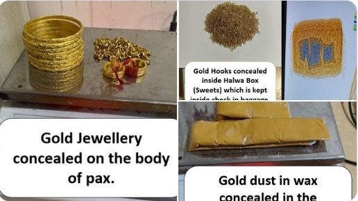 छत्रपती शिवाजी महाराज आंतरराष्ट्रीय विमानतळावर १८ किलोपेक्षा जास्त वजनाचं सोनं जप्त