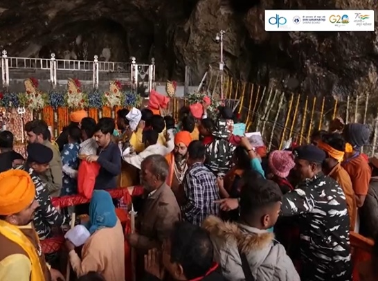 Thousands continue to visit Amarnath Ji as pilgrimage nears final phase