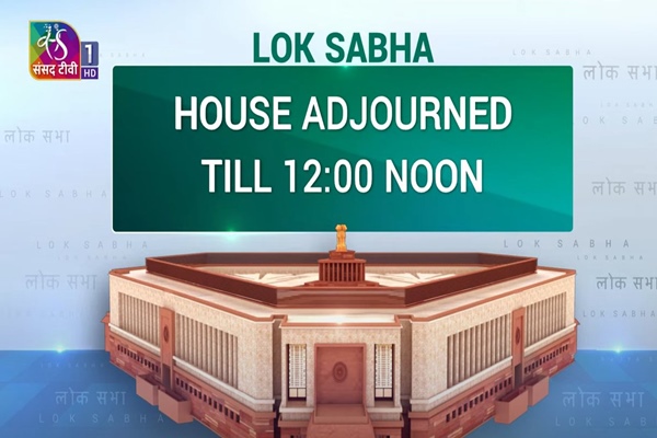 Lok Sabha adjourned till noon following uproar by opposition demanding caste census in country