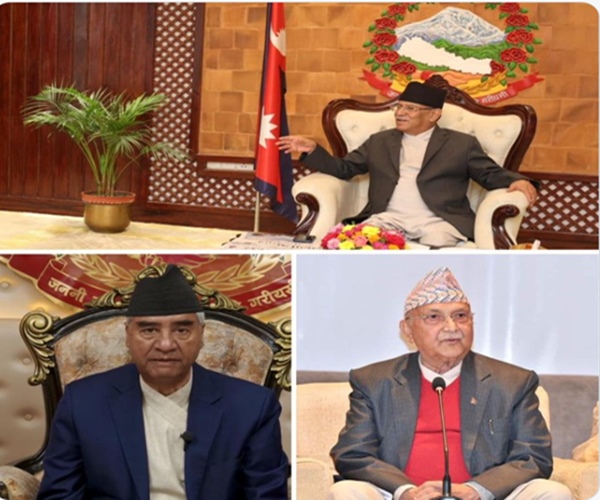 नेपाल में केपी शर्मा ओली के नेतृत्व में नई सरकार बनाने पर बनी सहमति 