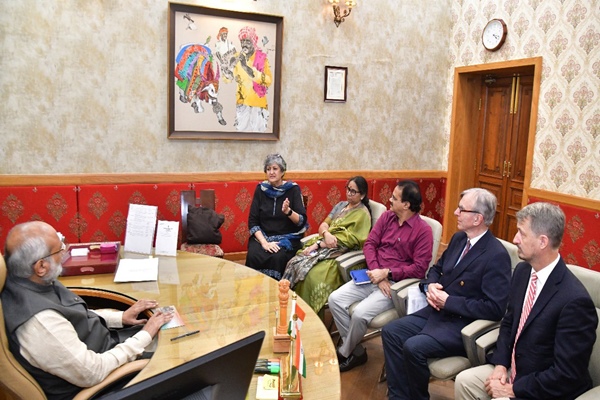 WMF Representatives Meet Telangana Governor C.P. Radhakrishnan in Hyderabad